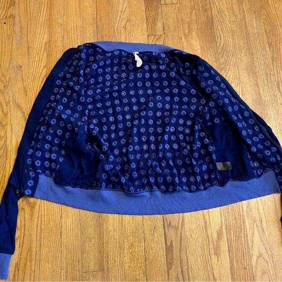 Anthropologie Amadi Eyelet Bomber Jacket Small. B1 - Picture 7 of 9